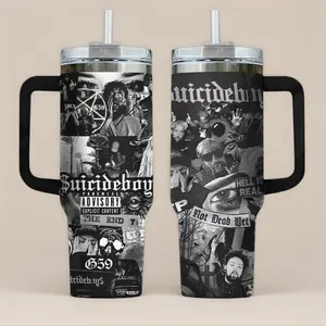 $ui.cide.boy$ MusicBand Custom Cup 40oz 20oz Tumbler With Handle, Gift For Fans  Drinkware, G59 Tumbler