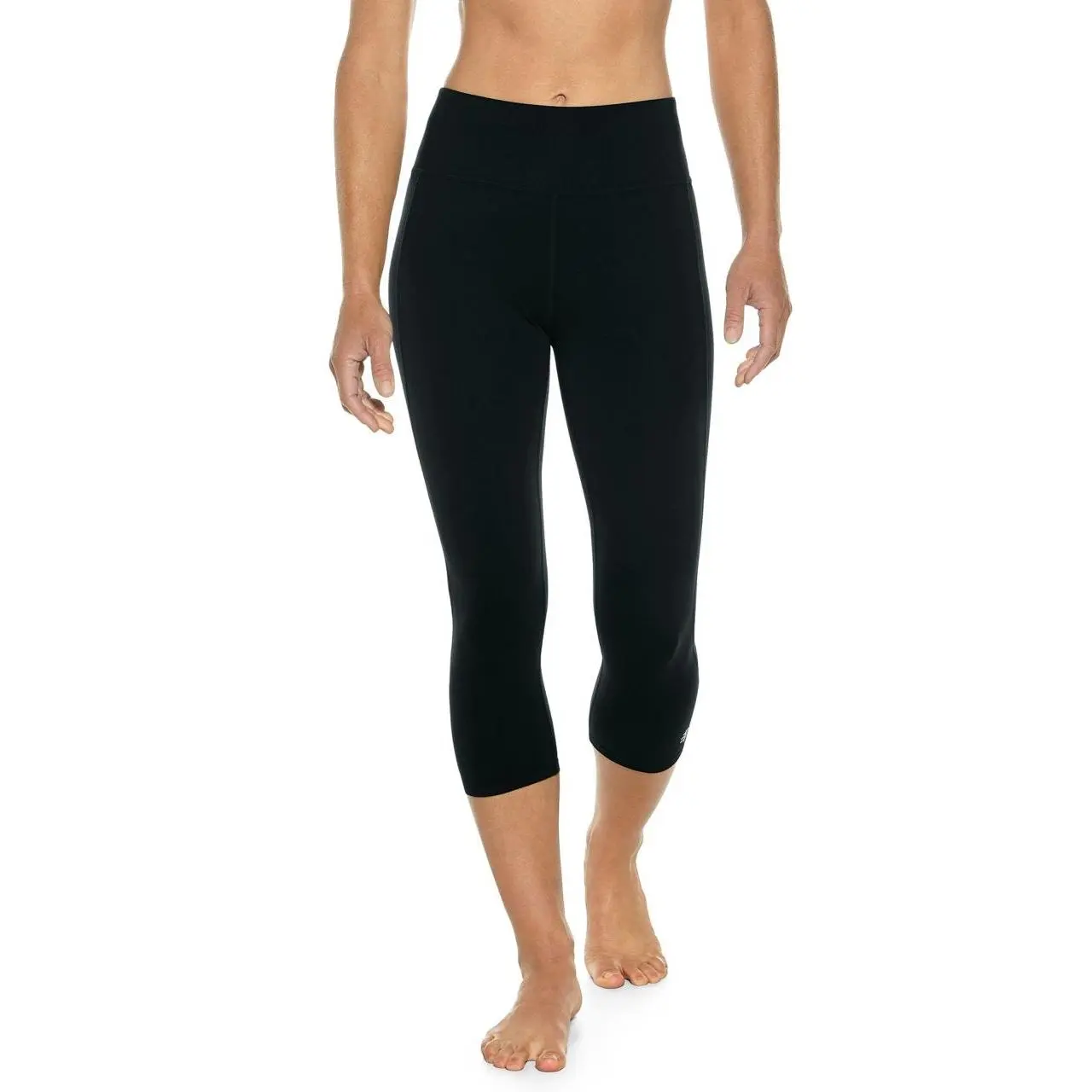Women's High-Rise Asana Yoga Capris | Black
