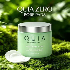 QUIA Zero Pore Pads 70 Count, Exfoliating Toner Pads for Blackheads, Pores & Oily Skin, Korean Beauty Skincare 150ml blackhead pads BlackheadRemoval