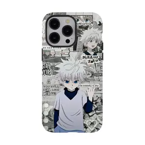 Killua Zoldyck Phone Case, Hunter x Hunter Hunter Exam Arc Character Design, Tough Shockproof Protective Shell, Compatible with iPhone 11-17 Pro Max/Plus and Samsung Galaxy S23-25, Gift for Fans