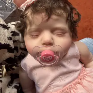 Babesnug Reborn Baby Dolls, 18" Lifelike Baby Girl Dolls Gift Set for 3+ Year Old Kids,Realistic Newborn Baby Dolls with Soft Vinyl Silicone Full Body with Light Skin reborn  babies