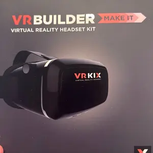 VRKIX VR Builder Virtual Reality Headset Kit - Make It Experience - High-Resolution Display & Comfortable Fit