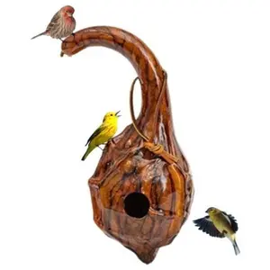 MARANKA GOURD BIRDHOUSE - Amish Handmade Bird House in 6 Colors USA