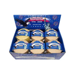 [Fast Ship] Giant Independence Day Squeeze Dumpling Toy | July 4th Fidget Stress Ball With Steamer Basket | Colorful Glitter Sensory Squishy For Kids Adults | Anxiety Relief Desk Toy For Office ADHD | USA Patriotic Party Favor Gift | Cute Squishies
