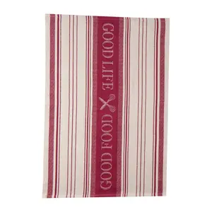 212 MAIN Marsala Cotton Cleaning Tea Towel - 18x28 in., Birdseye Weave, Kay Dee 6661730, Pack of 6, Birdseyeweave