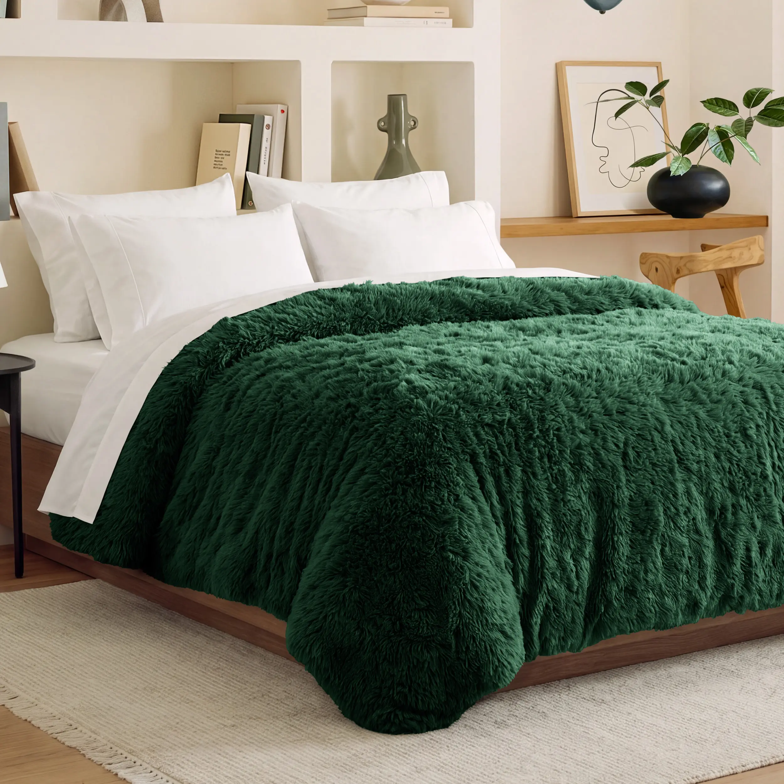 Bare Home Shaggy Duvet Cover Set - Plush, Super Soft, Breathable Bedding Bed Set Bare Home Shaggy Duvet Cover Set - Plush, Super Soft, Breathable Bedding Bed Set
