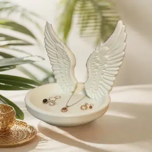 High-Value 3D Printed Jewelry Storage Tray, Elegant Makeup Table Organizer, Decorative Accessory for Home & Office Use