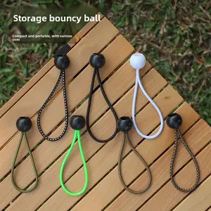 Outdoor camping travel equipment strapping rubber band luggage fixed elastic strapping rope storage elastic rope ball