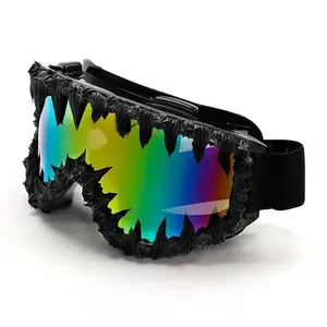 Punk Irregular Sunglasses - Windproof Ski Goggles for Men & Women Outdoor Sports Equipment