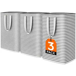 Lifewit Laundry Hamper Large Collapsible Waterproof Laundry Basket with Easy Carry Handles for Bedrooms, Bathrooms, and College Dorms