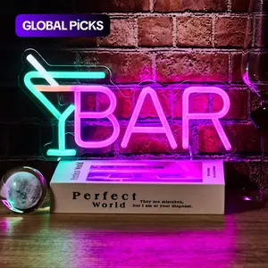 Modern LED Neon Light without Hook, 1 Count USB Powered Decor Neon Sign, Decorative Neon Light For Home Party Bar, Neon Lamps