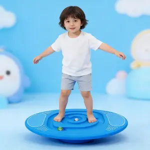Balance Board Rocker Maze Board with 5 Balls, Children Snail Balance Board, Toddler Physical Therapy Toy,fathersdaygifts Outdoorfun Colorful Durable Balanceboard body coordination training