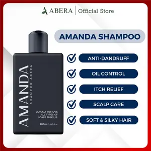 [Free 3-Day Shipping] ABERA Amanda 6.67 fl.oz Anti-Dandruff & Seborrheic Dermatitis Shampoo for Men Zinc PCA Menthol Deep Cleansing Formula Gift $33 Alan Silver Nano Serum 30ml