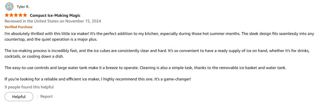 ecozy Nugget Ice Maker Dispenser, Real Sonic Ice, Smart 2-in-1 Pebble Ice Machine Countertop & Water Dispenser with App Control, Easy Self-Cleaning, Ultra-quiet, Auto Lighting, TDS Monitor, Measured Dispensing, 33Lbs/Day,  Christmas Gift, Holiday Gift