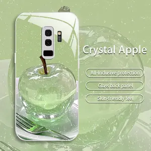 Suitable for [Galaxy S9+] New small fresh creative business high-end anti-fall glass mobile phone case affordable anti-fall anti-fingerprint 995