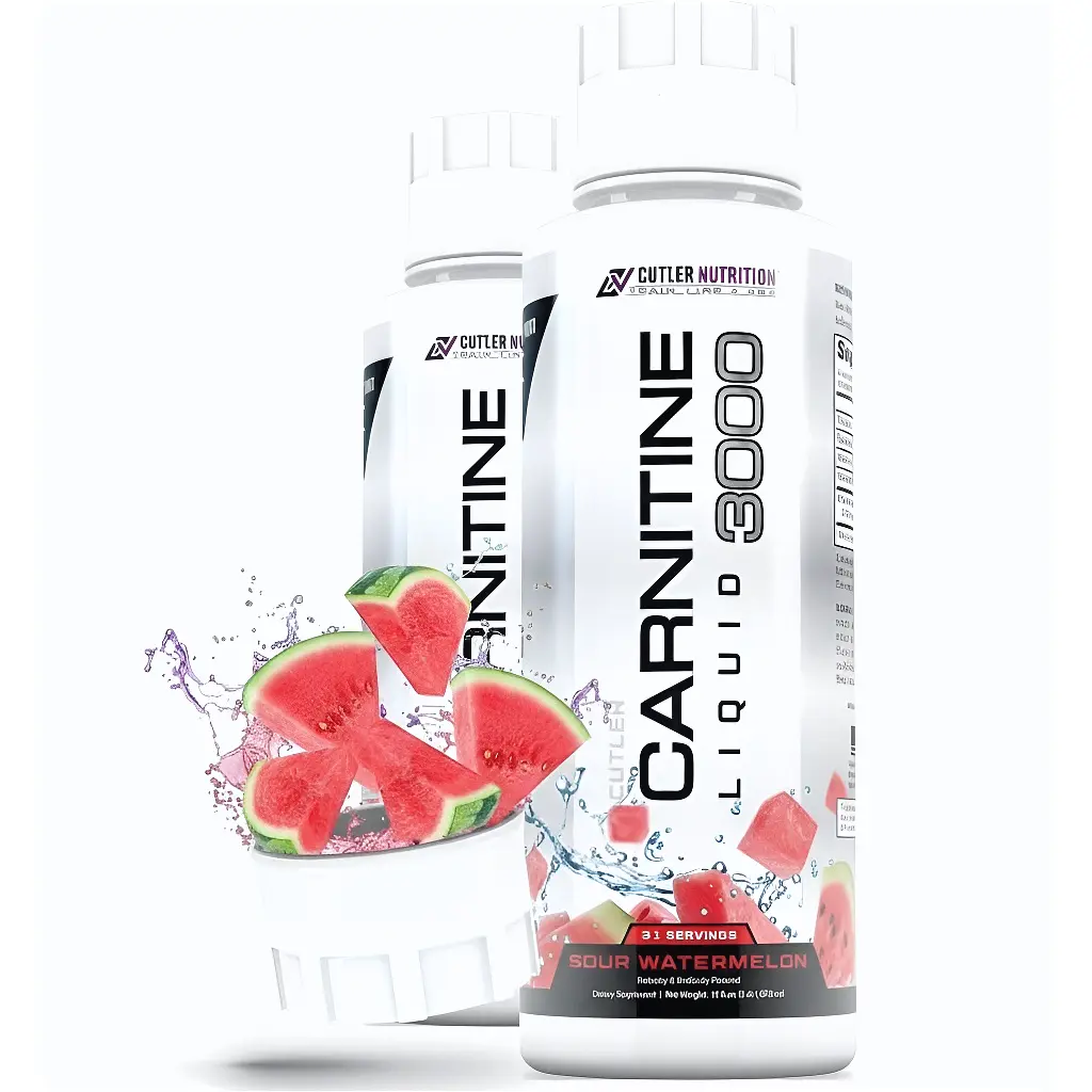 Cutler Nutrition Carnitine Liquid 3000 Watermelon Flavor | Liquid Fitness Energy Beverage | Ready-to-Drink Workout Drink | US Edition