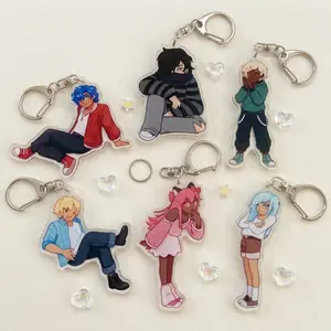 Mystreet - Aphmau Acrylic Keychains, garroth romeave, kawaii chan