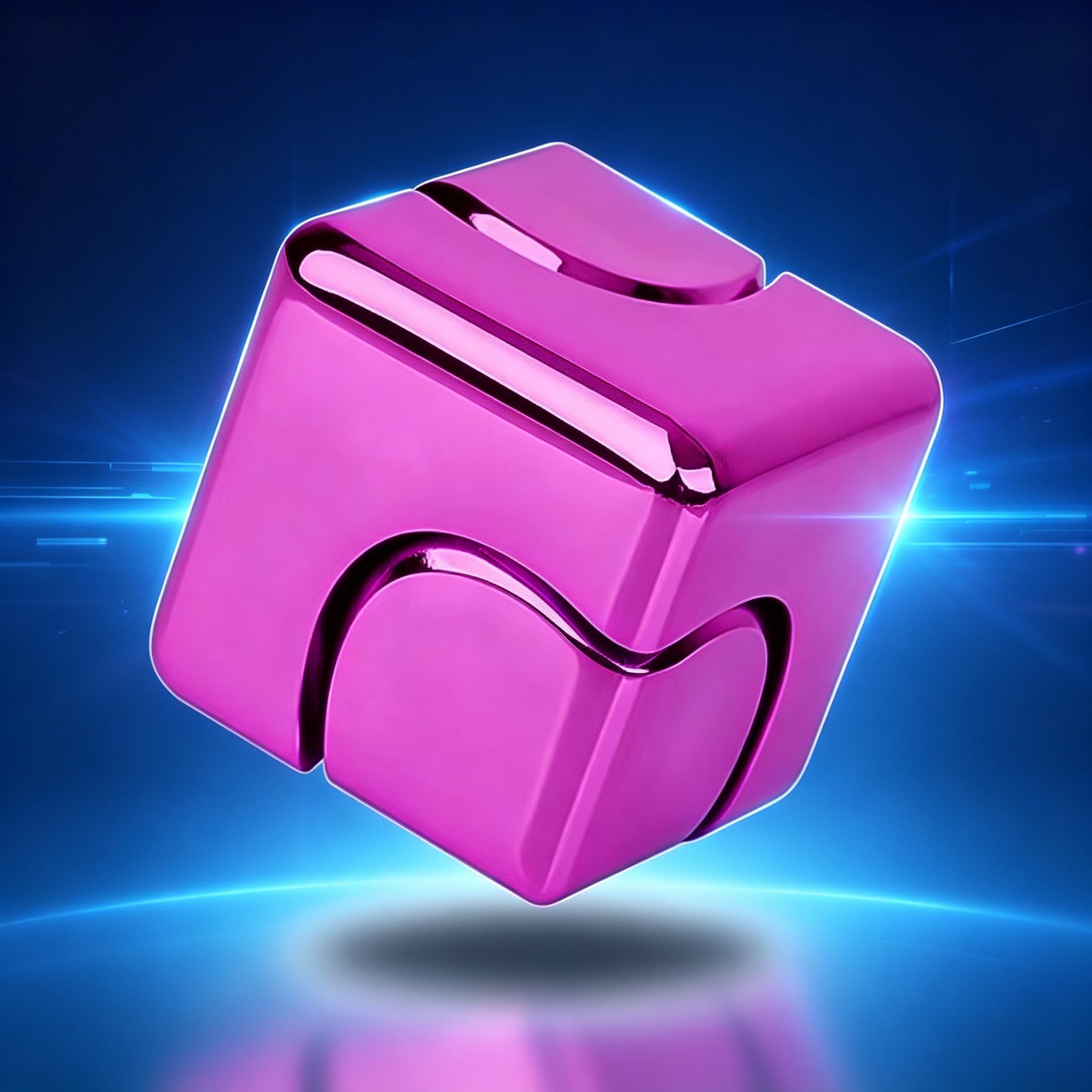 Fidget Spinner & Fidget Cube Toys for Adults, Metal EDC Cool Desk Gadgets, Anxiety Stress Relief Sensory Toys for ADHD & Autism, Easter Basket Stuffers & Valentine Gifts for Teens, Boys, Kids