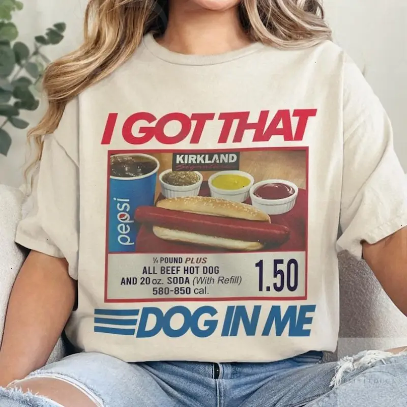 Funny Meme Shirt for Women | Costco Hot Dog Combo Humor Tee | Out of Pocket T-Shirt - VDBVentures