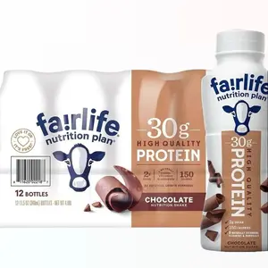 Fairlife Nutrition Plan Chocolate, 11.5 fl oz bottles, 12-pack. Beverage Protein