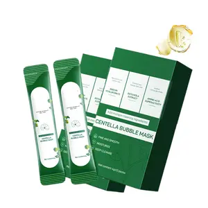 Centella Asiatica Bubble Face Mask, Centella Foam Facial Mask, Centella Bubble Facial Mask, Remove Black and Control Oil, Deeply Clean Facial