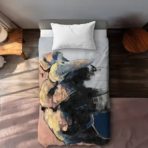 Begin Home Decor C1DCTXLW24XLWB Twin Extra Long Abstract Elephant Duvet Cover - Stylish Home Decor Bedding