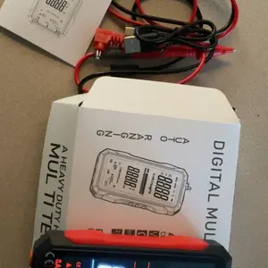 Fully Automatic True RMS (TRMS) 6000 Count Digital Voltmeter - A reliable voltage tester suitable for home, automotive, and industrial applications; a professional electrical tool.