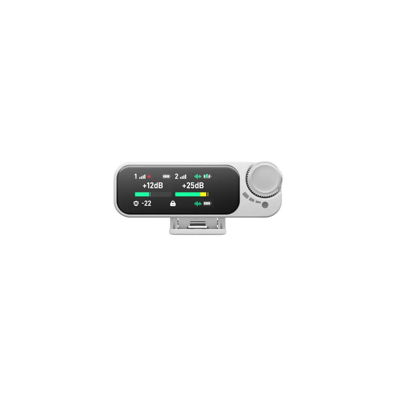 Saramonic Ultra | Dual Wireless Mic System with 32-bit Recording, Timecode, Noise Cancelling, IPX5 (White)