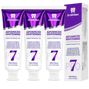 DrWhiten New 7-Pro Purple Toothpaste, Mint Grape Flavor, Upgraded Purple Power Advanced Whitening Toothpaste Formula, Deep Enamel Repair, Fresh Breath, Daily Enamel Care Oral Intensive