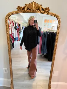 Black Turtleneck Tunic