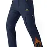 MAGCOMSEN Men's Winter Heat Trapping Pants - 5-Zip Pockets (1 Right Back Zipper Pocket), 8% Spandex, Fleece Lined, Water-Resistant, Sports Skating Snow Ski Outdoor Pants,sohochic