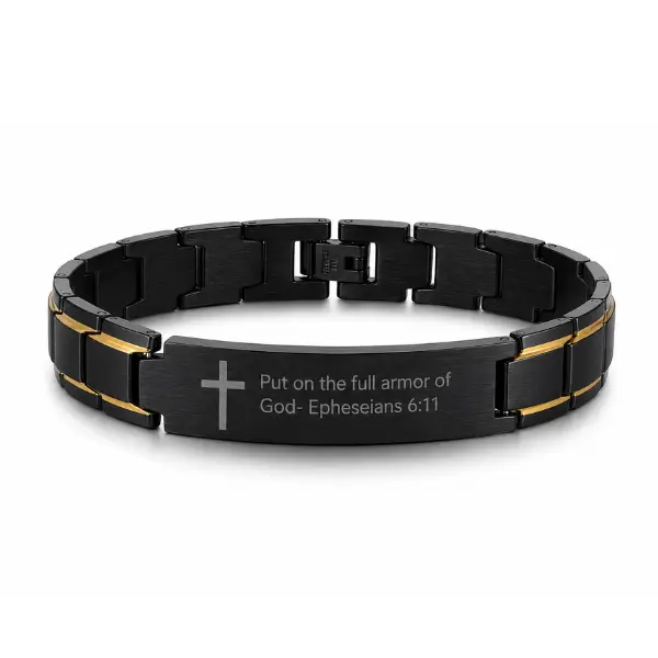 Warrior's Shield Bracelet - Inspired by Ephesians 6:11, Fashion Costume Jewelry Bracelet for Daily Wear