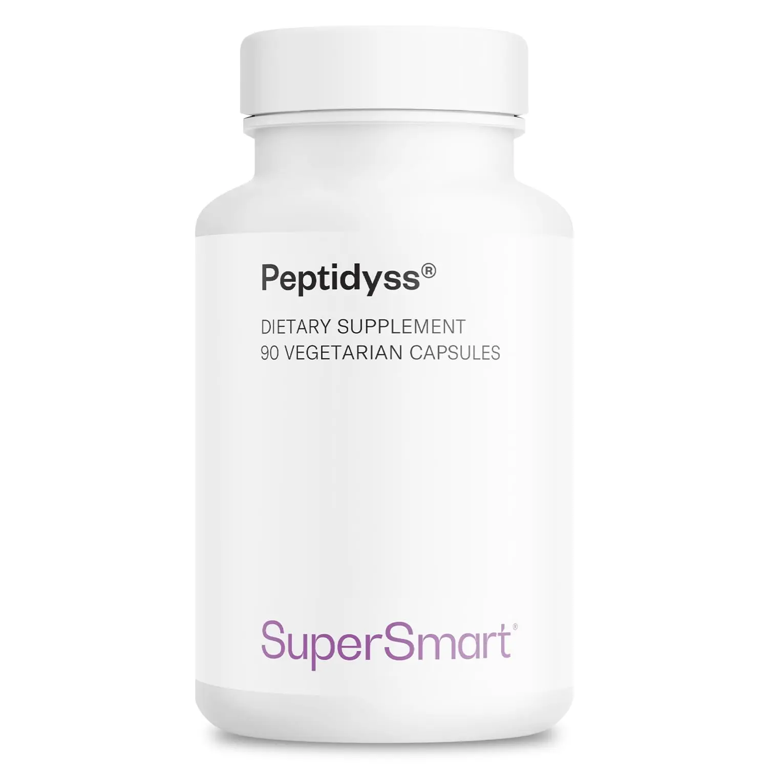 Supersmart Peptidyss 1200mg per Day (Patented & High Potency) - Fish Protein Hydrolysate Supplement - Peptides & Amino Acids Complex | Non-GMO & Gluten Free - 90 Vegetarian Capsules