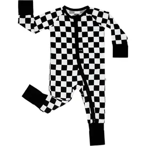 Pajamas for Baby Boys & Girls, Viscose from Bamboo Baby Pajamas, Preemie & Newborn Sleepers, 2-Way Zipper PJs