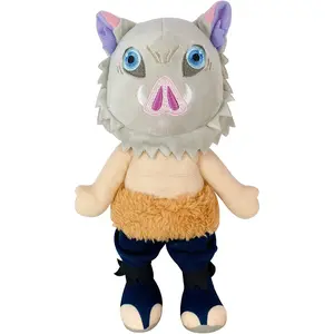 Demon Slayer Kimetsu no Yaiba Hashibira Inosuke Moveable Plush 8" Great Eastern