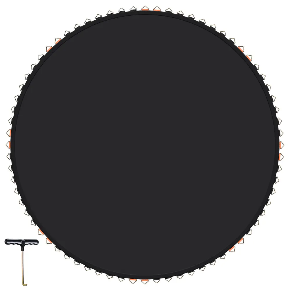 Yescom Trampoline Mat Only 14 ft Trampoline Mat with Rings for Round Frame, 72 V-rings