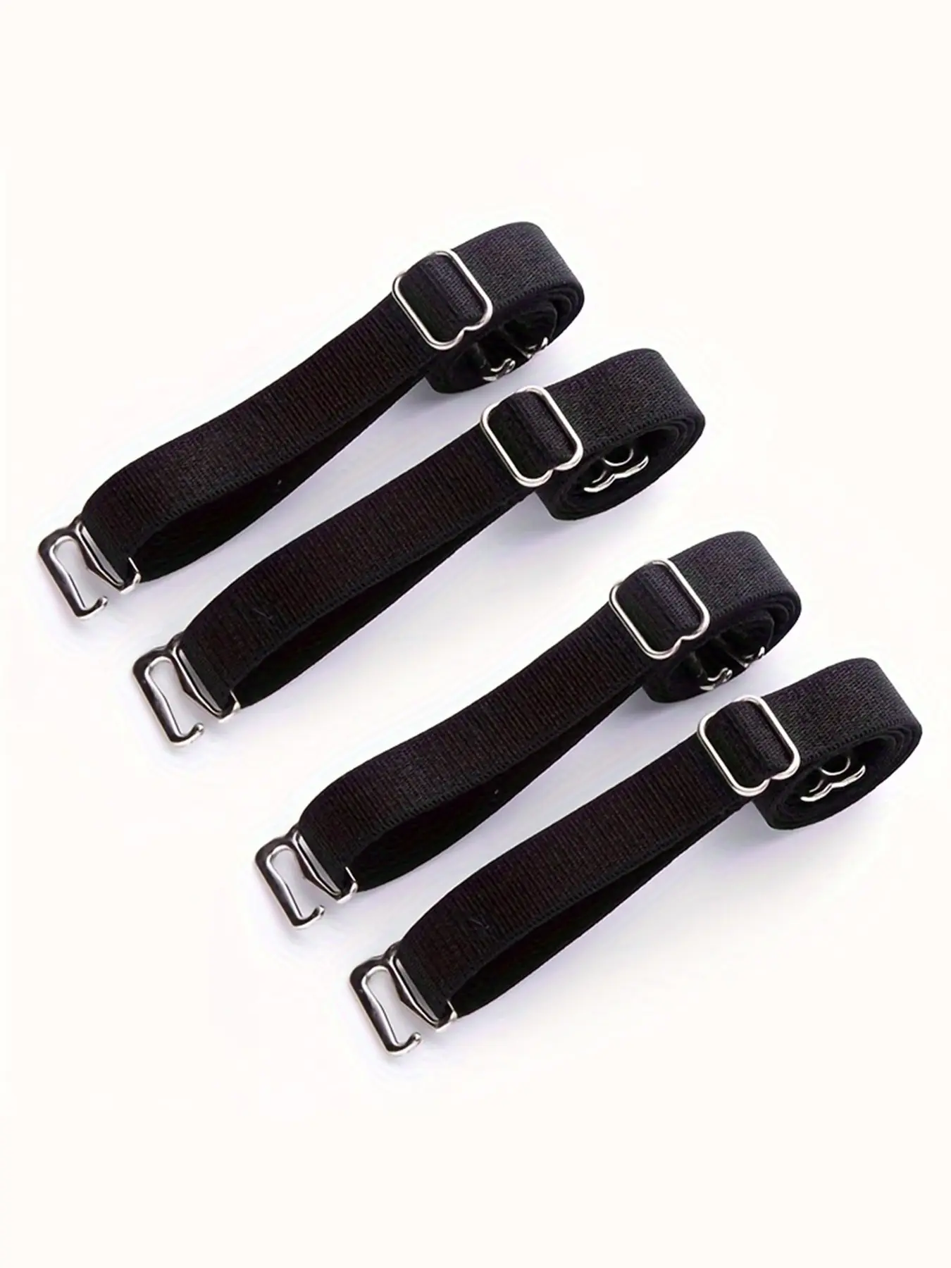2 pairs of detachable bra straps, adjustable bra straps, elastic bra non-slip straps, Adjustable Removable Straps, Women's underwear and underwear accessories