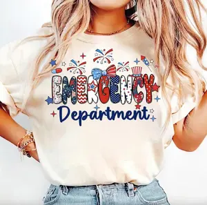 Emergency Department 4th of July T-Shirt, 4th of July Patriotic Nurse Tee, Independence Day Gift, ER Nurse 4th of July Shirt, Patriotic Medical Hoodie