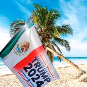 Made in USA Mexico Trump 2024 Flags banners, Party Decoration for Independence Day Birthday Wedding, Room Decor - hot sumer 2024