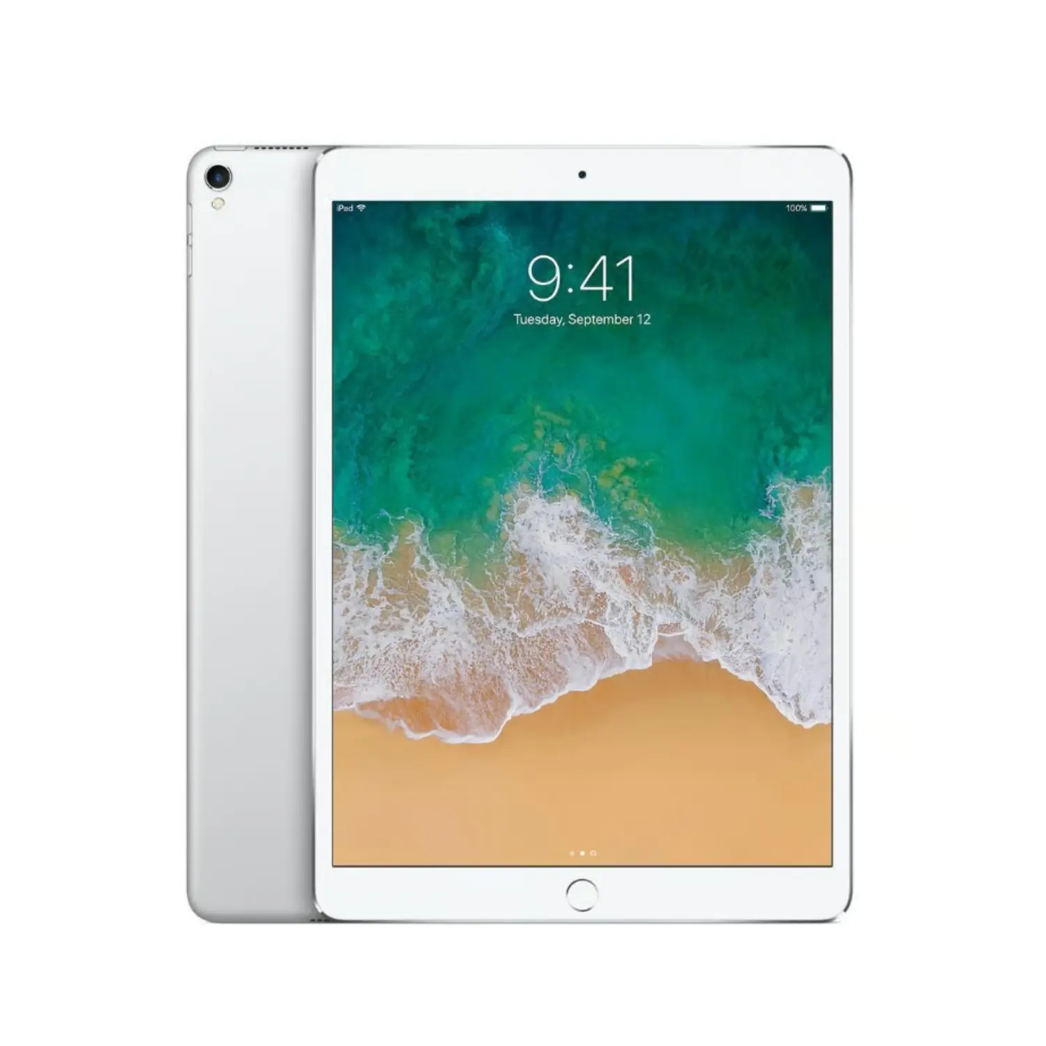 Refurbished Apple iPad Pro 10.5" 64GB Wi-Fi Silver 2017 with Retina Display & Tablet Charger Accessories