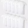 Hanes Men's Cotton Undershirt Super Value Pack Moisture-wicking White 10-pack Underwear Multi Comfortable Fit Soft Stretch Fabric Breathable 2135z0