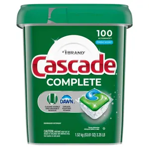 Complete Action Pacs Fresh Scent Tablet Dishwasher Detergent (100-Count)