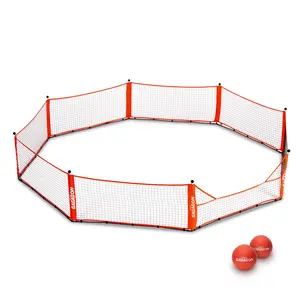 GoSports Gagagon 15 ft Gaga Ball Pit - Portable Indoor/Outdoor Game Set - Includes 2 Balls and Carrying Case