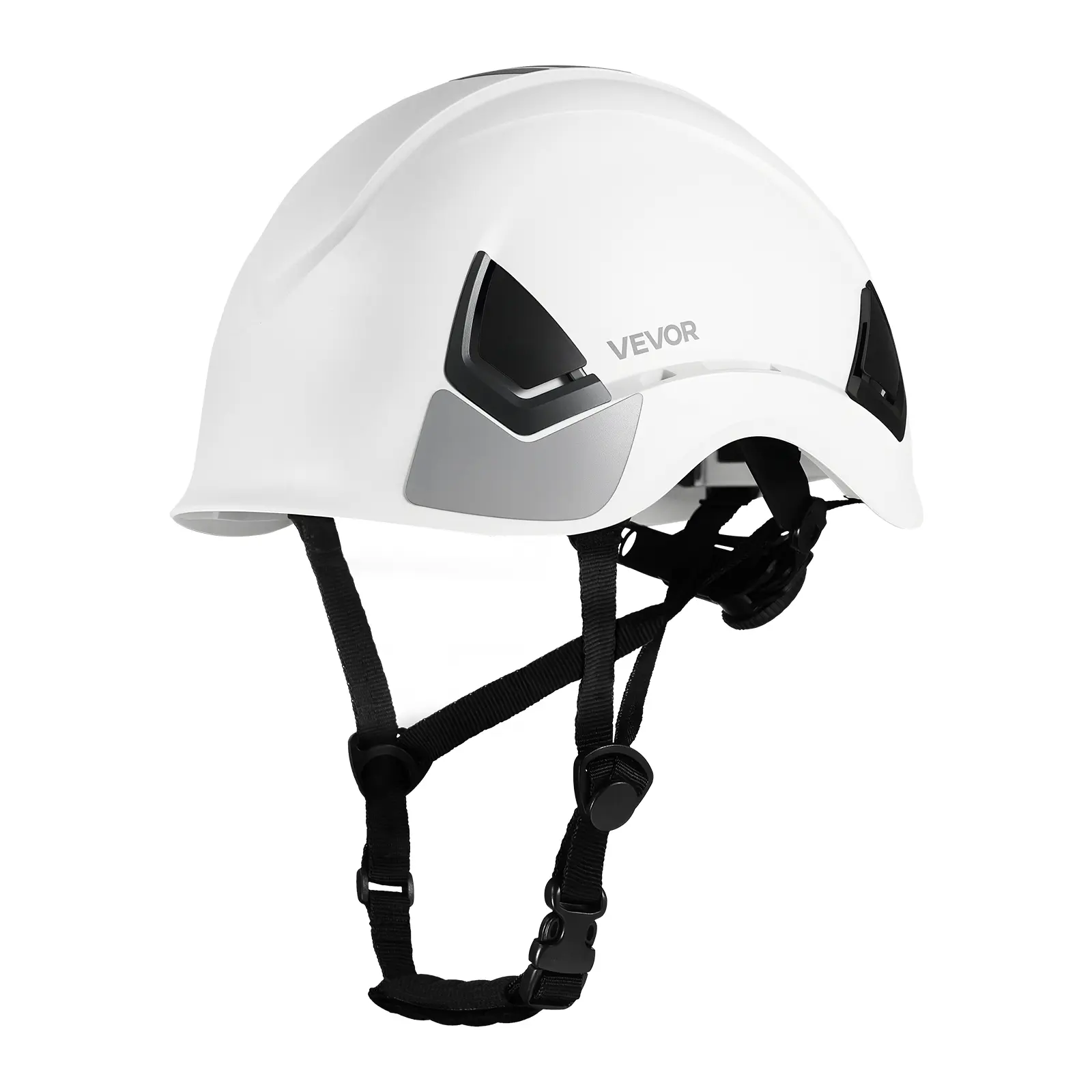 【summerfinds】VEVOR Full Brim Hard Hat, Vented ABS Safety Helmet for Men and Women with 6-Point Ratchet Suspension, Chin Strap & 360° Reflective Detailing