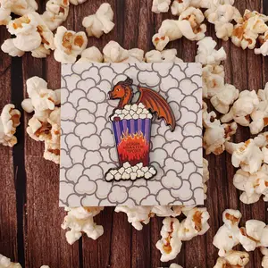 Dragon Roasted Popcorn Pin