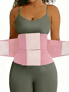 1 Count Women's Butterfly Print Waist Cincher, Fajas, High Stretch Tummy Control Shapewear Belts, Dual Compression Comfortable Fabrics Waist Trainer, Adjustable Hook and Loop Girdle, Suitable For Sports, Fitness, Yoga