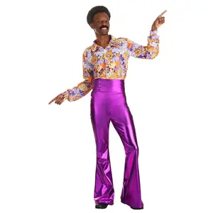 Purple Power Disco Men's Costume