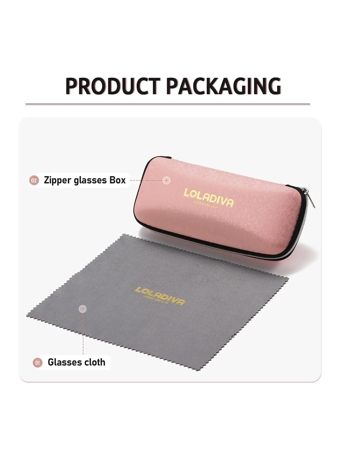 UV400 Cat Eye Sunglasses with Case and Cloth Amazon.com: OLIEYE Cat Eye Polarized Sunglasses for Women  main image 3