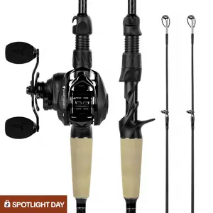 KastKing Spartacus II Plus Spinning & Casting Rod, IM6 Graphite Blank, Twin-Tip 2-Piece, Zirconium Guides, No-Slip Grip SummerVibes