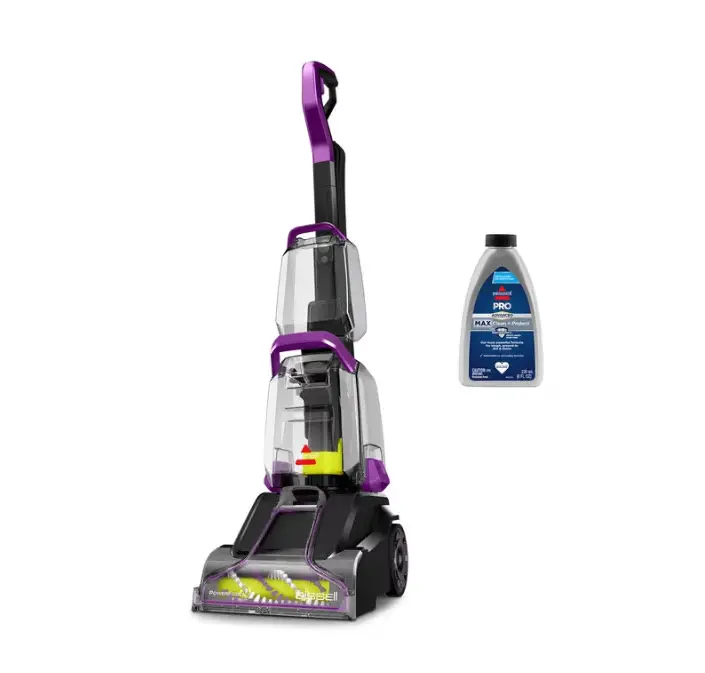 BISSELL PowerForce PowerBrush Upright Deep Cleaner, for Carpet, Compact and Lightweight, Advanced Pro Max Clean + Protect Formula Included, 3938